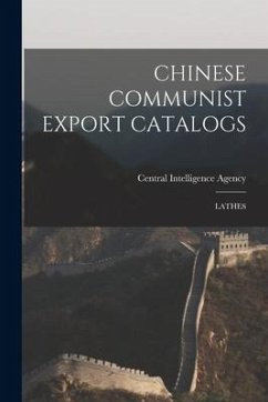 Chinese Communist Export Catalogs: Lathes