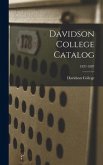 Davidson College Catalog; 1837-1887