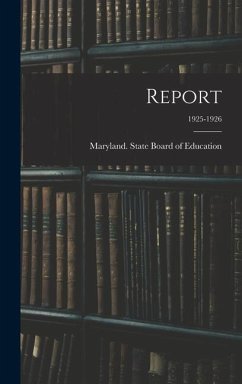 Report; 1925-1926