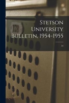 Stetson University Bulletin, 1954-1955; 54 - Anonymous