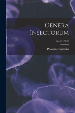 Cover Genera Insectorum; fasc.93 (1909)