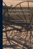 Farm Financial Record Studies; 1933