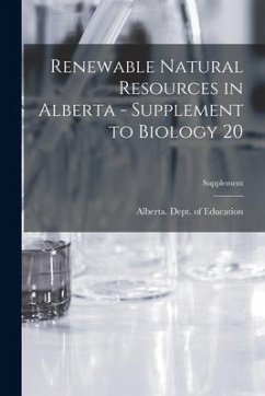 Renewable Natural Resources in Alberta - Supplement to Biology 20; Supplement
