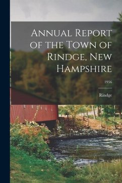 Annual Report of the Town of Rindge, New Hampshire; 1956