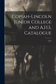 Copiah-Lincoln Junior College and A.H.S. Catalogue; 1937