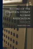 Record of the Hampden-Sydney Alumni Association; v. 26, no. 3, April 1952