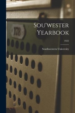 Cover Sou'wester Yearbook; 1922