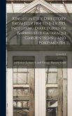 Kingston City Directory From July 1914 to July 1915, Including Directories of Barriefield, Cataraqui Garden Island and Portsmouth.; 1914-1915