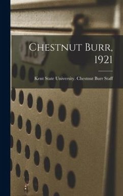 Cover Chestnut Burr, 1921