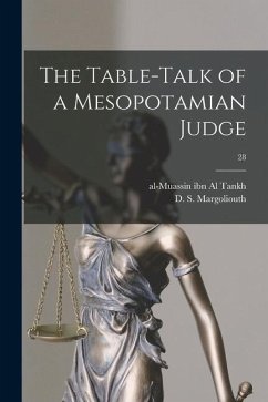 The Table-talk of a Mesopotamian Judge; 28