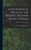 Geographical Races of the Rodent Akodon Jelskii Thomas; Fieldiana Zoology v.31, no.17