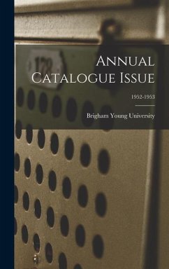 Annual Catalogue Issue; 1952-1953