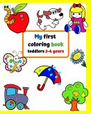 My first coloring book toddlers 2-4 years