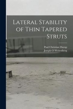 Lateral Stability of Thin Tapered Struts - Durup, Paul Christian; Weisenberg, Joseph O.