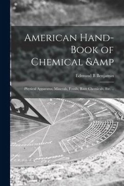Cover American Hand-book of Chemical & Physical Apparatus, Minerals, Fossils, Rare Chemicals, Etc. ..