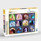 Brain Tree - Magical Horses 1000 Piece Puzzle for Adults: With Droplet Technology for Anti Glare & Soft Touch