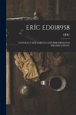 Eric Ed018958: Contract Documents and Performance Specifications.