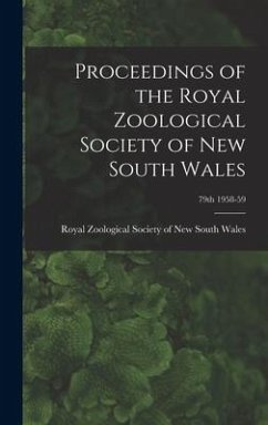 Proceedings of the Royal Zoological Society of New South Wales; 79th 1958-59