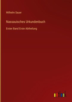 Nassauisches Urkundenbuch