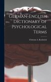 German-English Dictionary of Psychological Terms