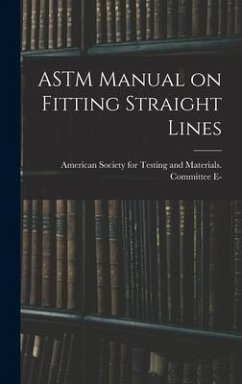 ASTM Manual on Fitting Straight Lines