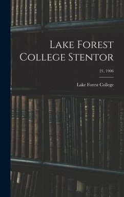 Lake Forest College Stentor; 21, 1906