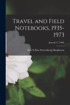 Travel and Field Notebooks, 1935-1973; Journal 11 (1968)