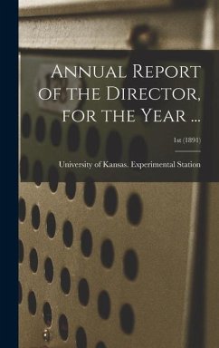 Annual Report of the Director, for the Year ...; 1st (1891)