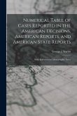 Numerical Table of Cases Reported in the American Decisions, American Reports, and American State Reports: With References to Monographic Notes