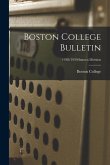 Boston College Bulletin; 1938/1939: Intown Division