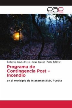 Programa de Contingencia Post ¿ Incendio - Perez, Guillermo Jesuita;Espejel, Jorge;Zaldivar, Pablo