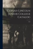Copiah-Lincoln Junior College Catalog; 1952