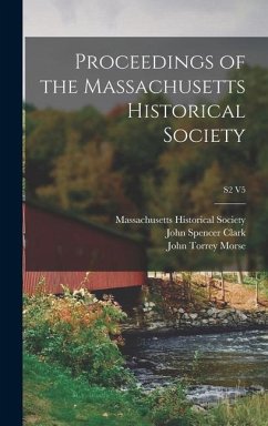 Cover Proceedings of the Massachusetts Historical Society; S2 V5