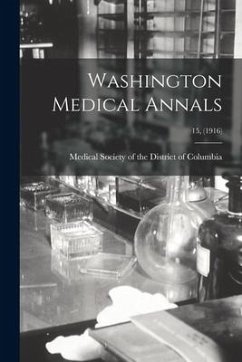 Washington Medical Annals; 15, (1916)