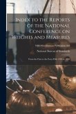 Index to the Reports of the National Conference on Weights and Measures: From the First to the Forty-fifth 1905 to 1960; NBS Miscellaneous Publication