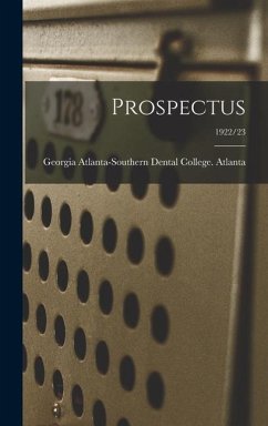 Cover Prospectus; 1922/23