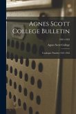 Agnes Scott College Bulletin: Catalogue Number 1921-1922; 1921-1922