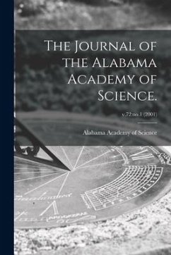 The Journal of the Alabama Academy of Science.; v.72: no.1 (2001)