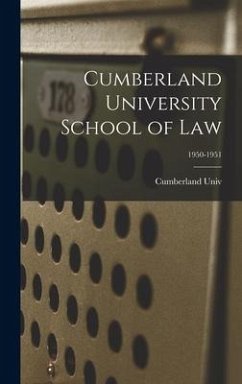 Cumberland University School of Law; 1950-1951