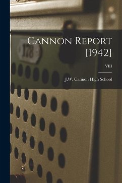 Cannon Report [1942]; VIII