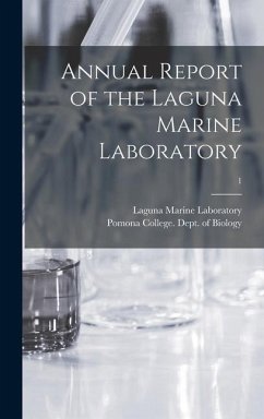 Annual Report of the Laguna Marine Laboratory; 1