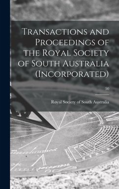 Cover Transactions and Proceedings of the Royal Society of South Australia (Incorporated); 50