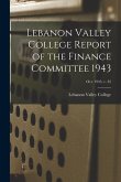Lebanon Valley College Report of the Finance Committee 1943; Oct. 1943, v. 32