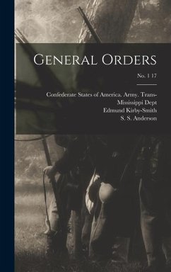 Cover General Orders; no. 1 17