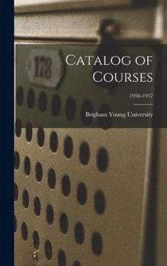 Catalog of Courses; 1956-1957
