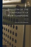 Bulletin of the University of New Hampshire; 1952-1953