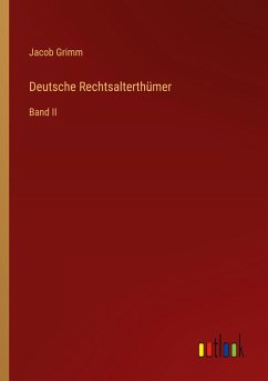 Cover Deutsche Rechtsalterthümer