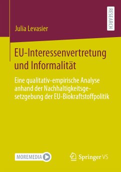 EU-Interessenvertretung und Informalität (eBook, PDF) - Levasier, Julia