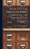 Book List for the Elementary School in the Province of Alberta
