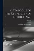 Catalogue of the University of Notre Dame; 1901-1903